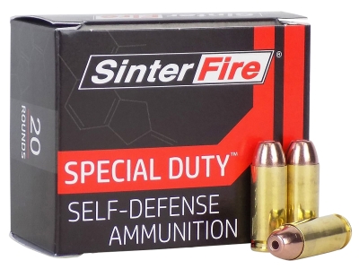 SinterFire SD 10mmAuto 125gr Lead Free Frangible Hollow Point, 10mm Auto, 20