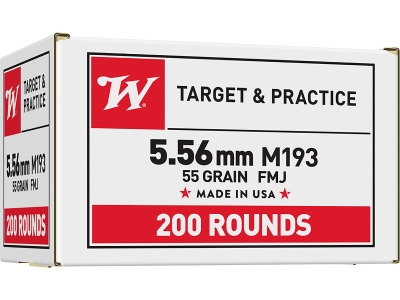 Winchester USA M193 5.56x45mm NATO 55gr, 200