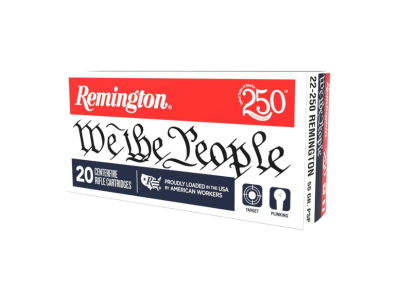 Remington We the People High Performance Rifle Cartridges, .22-250 Remington, 20