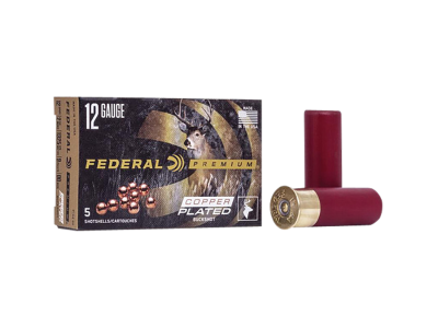Federal Buckshot Shotshell Loads, 12 Gauge, 5