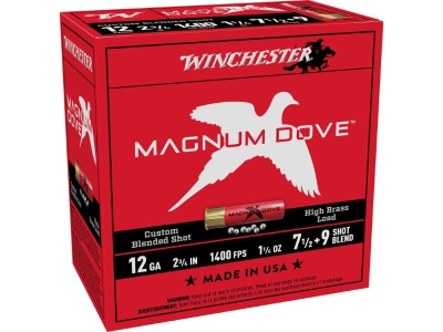 Winchester Magnum Dove Shotgun Ammo, 12 Gauge, 25