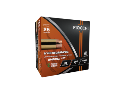 Fiocchi Hyperformance Handgun Rounds, .45 Long Colt, 25