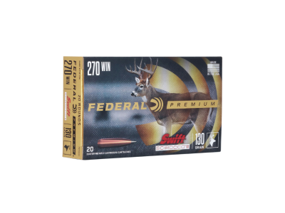 Federal Swift Scirocco II Rifle Cartridges, .270 Winchester, 20