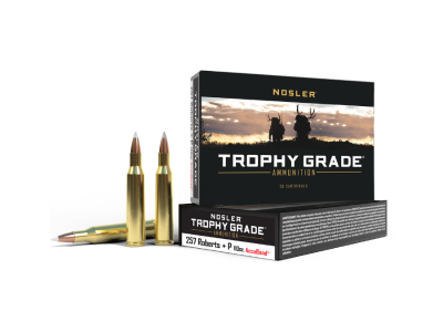 Nosler Trophy Grade Rifle Rounds, .257 Roberts, 20