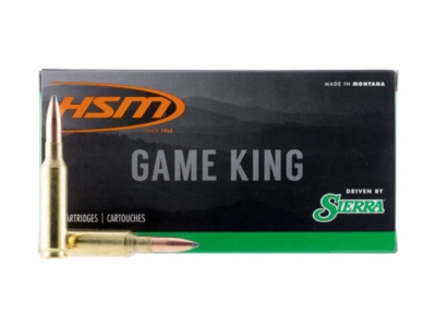 HSM Pro Hunter Game King Ammunition, 7.92x57mm Mauser, 20