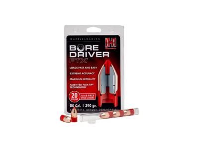 Hornady Bore Driver Muzzleloader Bullet, .50 caliber, 20