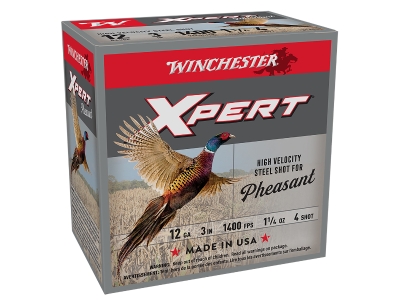Winchester Xpert Pheasant Lead Free High Velocity 12Gauge 3" 1 1/4oz 4Shot, 12 Gauge, 25