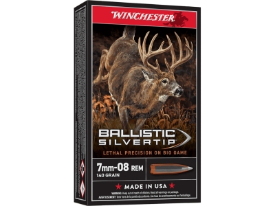 Winchester Ballistic Silvertip 7mm-08 Rem 140gr, 7mm-08 Remington, 20