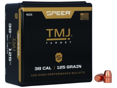 Speer Handgun 38Cal 125gr Total Metal Jacket, 100