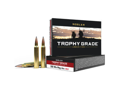 Nosler Trophy Grade Long-Range Rifle Rounds, .300 Winchester Magnum, 20