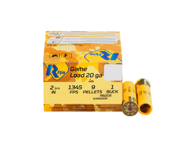 Rio Ammunition Royal Buck Shotshell Loads, 20 Gauge, 25