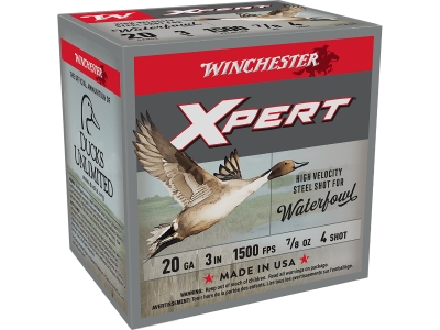 Winchester Super X Xpert High Velocity 20Gauge 3" 7/8oz 4Shot, 20 Gauge, 25