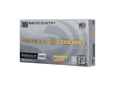 Federal Berger Elite Hunter Rifle Cartridges, .41 Remington Magnum, 7MM Backcountry, 20