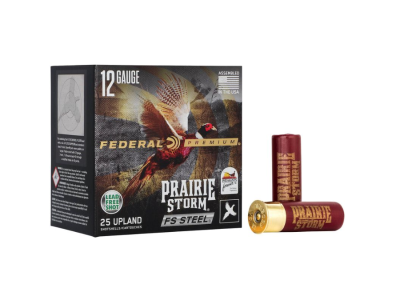 Federal Prairie Storm FS Steel Shotshell Loads, 12 Gauge, 25