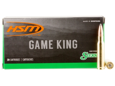 HSM Game King 308 Win 150 gr Sierra GameKing Spitzer Boat Tail, .308 Winchester, 20