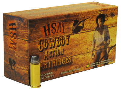 HSM 44M11N Cowboy Action 44 Rem Mag 200 gr Round Nose Flat Point, .44 Magnum, 50