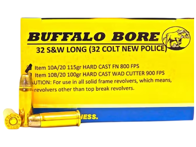 BBA Personal Defense Strictly Business Handgun Rounds, .32 S&W Long, 20