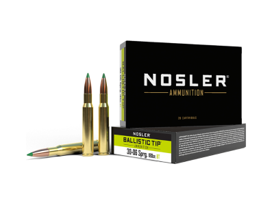Nosler Ballistic Tip Rifle Rounds, .30-06 Springfield, 20