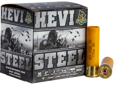 Hevi-Shot Hevi-Steel Waterfowl 20 Gauge Steel Ammo, 25