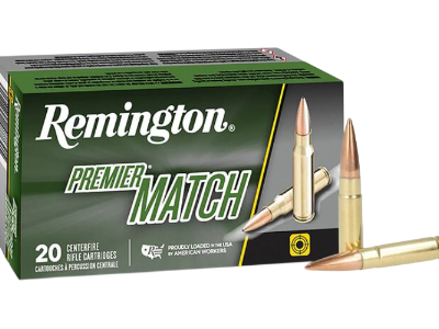 Remington Premier Match Centerfire Rifle Cartridges, .300 AAC Blackout, 20