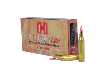 Hornady Custom Lite Rifle Cartridges, .243 Winchester, 20