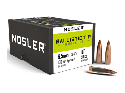 Nosler Ballistic Tip 6.5Creedmoor, 50