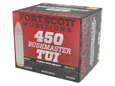 Fort Scott Tumble Upon Impact, .450 Bushmaster, 20