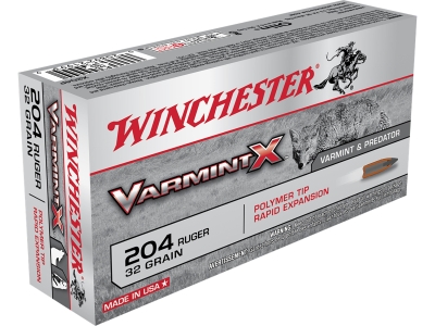 Winchester Varmint X 204Ruger 32gr Polymer Tip Rapid Expansion, .204 Ruger