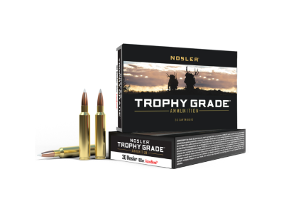 Nosler Trophy Grade Rifle Rounds, .30 Nosler, 20