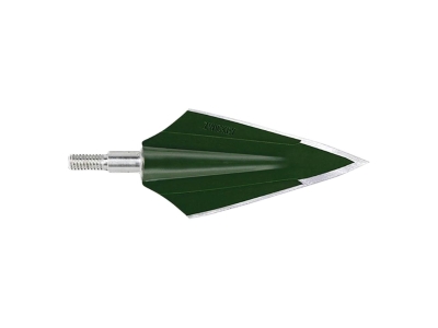 Zwickey No Mercy Broadheads Screw In 2 Blade 165 gr. 3 pk., Green