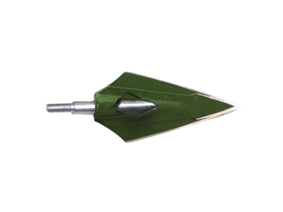 Zwickey Eskilite Broadheads Screw In 4 Blade 135 gr. 3 pk., Fixed, Green