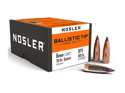 Nosler Ballistic Tip 6mm, 100