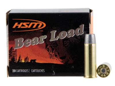HSM Bear Load 44 Rem Mag 305 gr Wide Flat Nose, .44 Magnum, 20