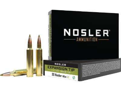 Nosler Expansion Tip Rifle Rounds, .30 Nosler, 20
