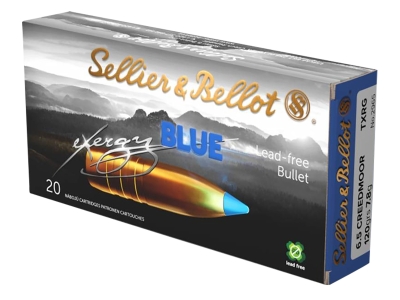 Sellier & Bellot eXergy 6.5Creedmoor TAC EX Blue, 6.5 Creedmoor, 20