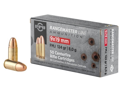 PPU Rangemaster, 9mm Luger, 50
