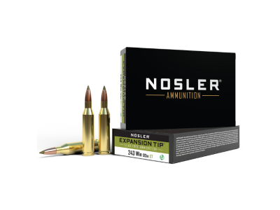 Nosler Expansion Tip Rifle Rounds, .243 Winchester, 20