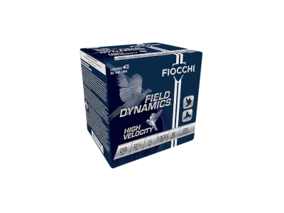 Fiocchi Field Dynamics High Velocity Shotshell Loads, 3/4 oz., 6 Shot Size, 28 Gauge , 25