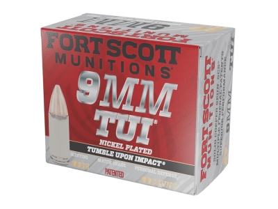 Fort Scott Tumble Upon Impact, 9mm Luger, 20
