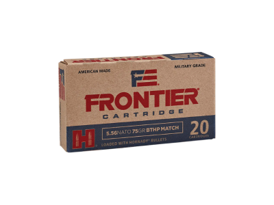 Frontier Cartridge Military Grade Centerfire Rifle Rounds, 5.56x45mm NATO, 20