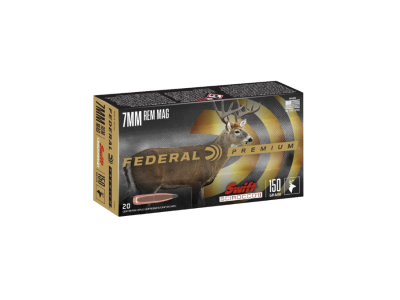Federal Swift Scirocco II Rifle Cartridges, 7mm Remington Magnum, 20