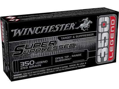 Winchester Super Suppressed 350 Legend 255gr, .350 Legend, 20