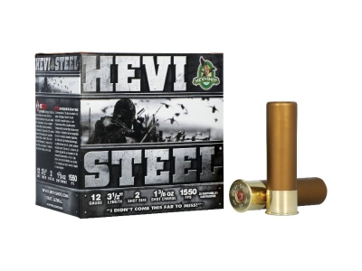 Hevi-Shot Steel Goose & Waterfowl Shotgun Ammunition, 12 Gauge, 25