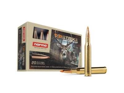Norma 76gr TipStrike Ammunition  20 Rounds, .243 Winchester