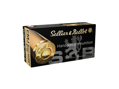 Sellier & Bellot Centerfire Cartridges, Full Metal Jacket, 9mm Luger, 50