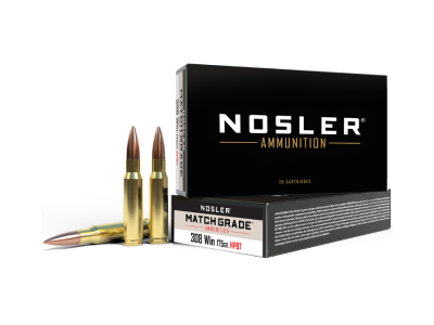 Nosler Match Grade Rifle Rounds, .308 Winchester, 20