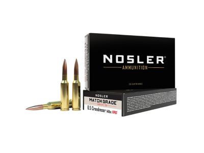 Nosler Match Grade Rifle Rounds, 6.5 Creedmoor, 20