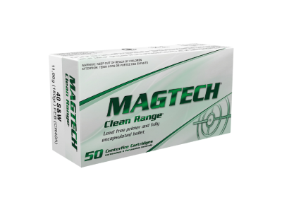 Magtech Clean Range Handgun Cartridges, .40 S&W, 50