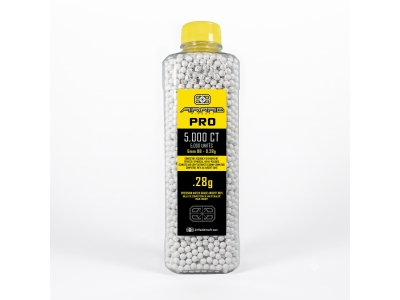 Air Raid PRO 0.28g 6mm Airsoft BBs  5,000ct, White, 5000