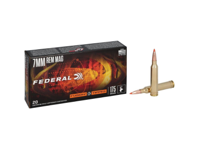 Federal Fusion Centerfire Rifle Cartridges, 7mm Remington Magnum, 20
